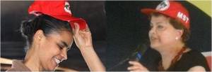 Dilma e Marina MST